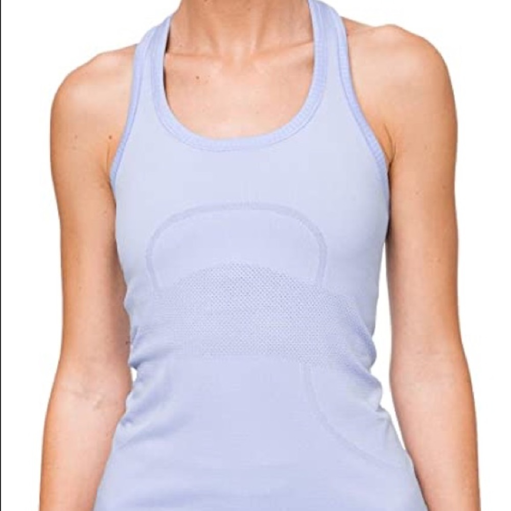 Light blue lululemon tank